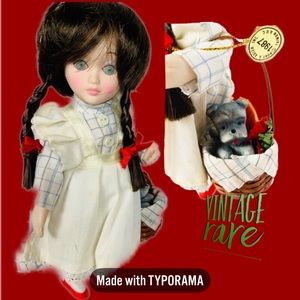 Hand Crafted Porcelain Dorothy & Toto Doll